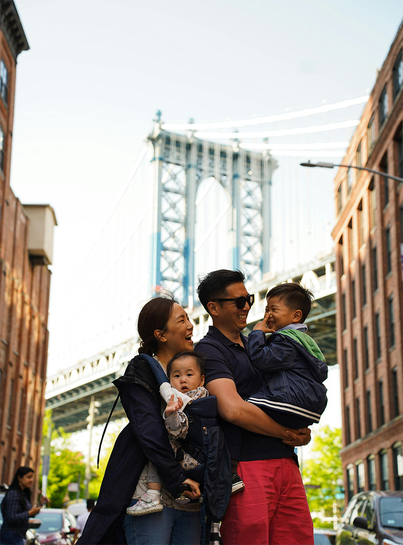 Green Family In US City